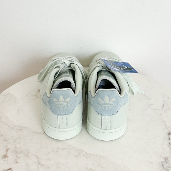 Adidas Stan Smith Pharrell Linen Pastel Green Leather 2017 Release Mens 9.5 NWT - Picture 5 of 8